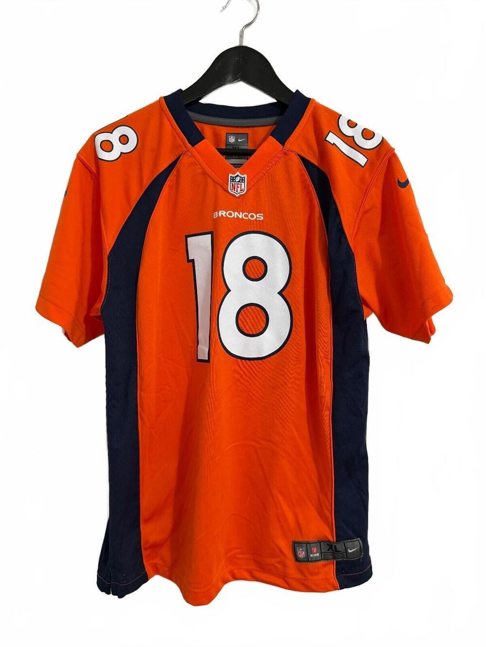 Peyton Manning Denver Broncos Nike Football Jersey Size Youth XL 18/20